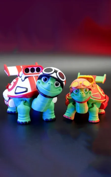 Racing Tortoise Box STL 3D Print Model
