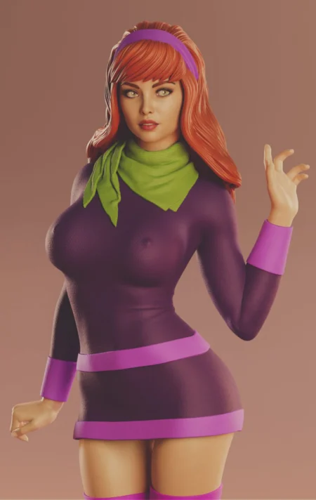 Daphne and Ghost STL 3D Print Model