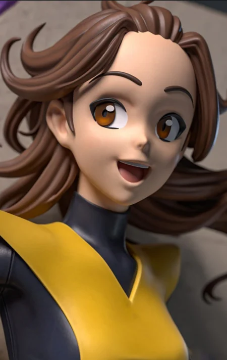 Kitty Pryde STL 3D Print Model 