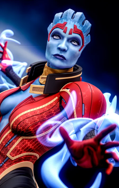 Samara Mass Effect STL 3D Print Model 