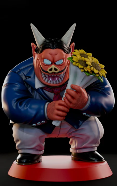Demon Oolong STL 3D Print Model 