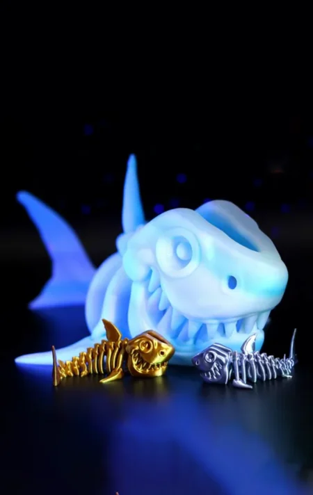 Skeleton Shark STL 3D Print Model