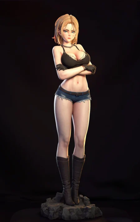 Android 18 STL 3D Print Model
