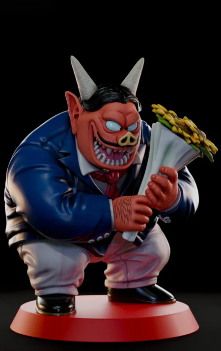 Demon Oolong STL 3D Print Model 