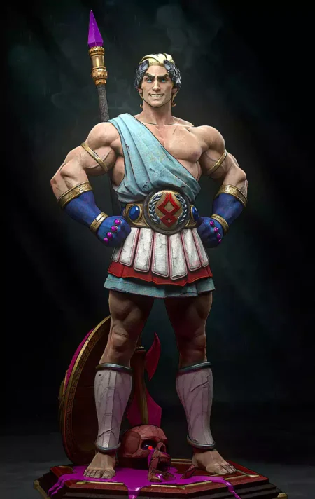 Theseus STL 3D Print Model