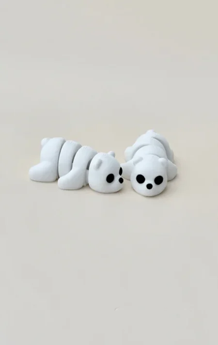 Baby Bear Arms Back STL 3D Print Model