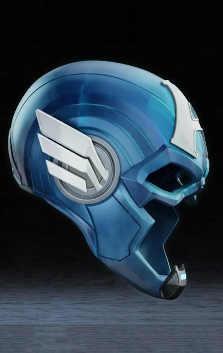 Captain America Rivals Mask STL 3D Print Model