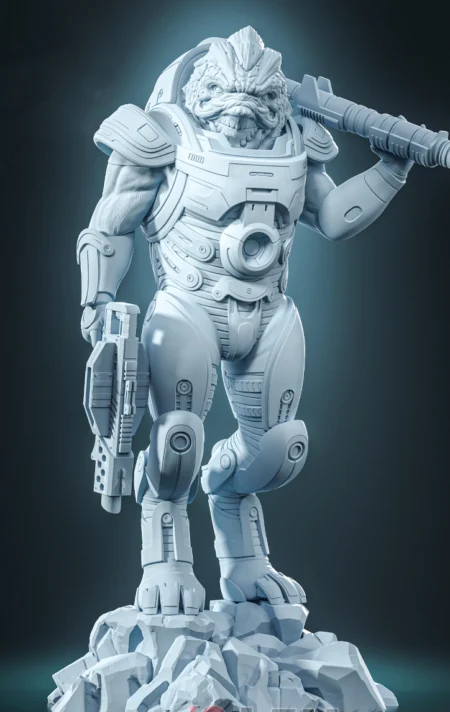 Grunt STL 3D Print Model 