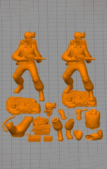 Egon Spengler STL 3D Print Model 