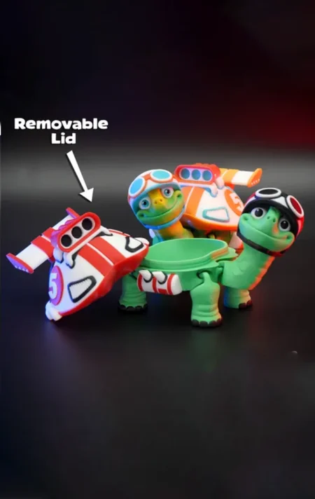 Racing Tortoise Box STL 3D Print Model