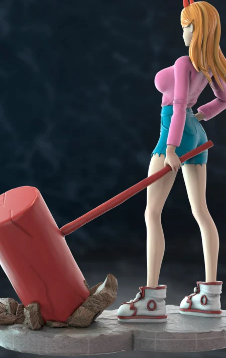 Power Figure STL 3D Print Model