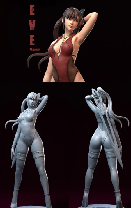 Eve Red STL 3D Print Model