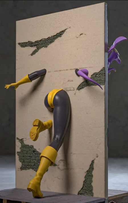 Kitty Pryde STL 3D Print Model 