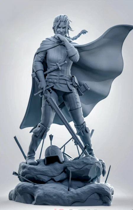 Queen Meve of Lyria  STL 3D Print Model 