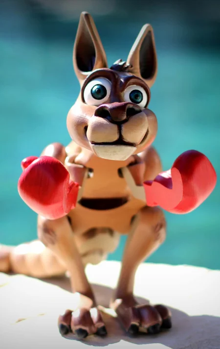 Kangaroo STL 3D Print Model