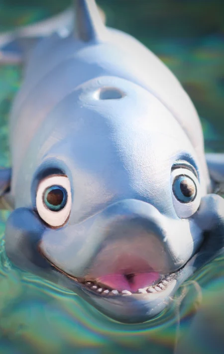 Dolphin STL 3D Print Model