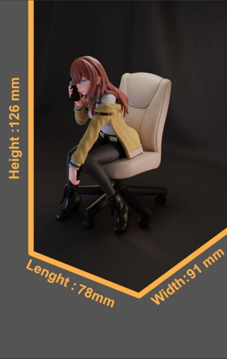 Kurisu Makise STL 3D Print Model