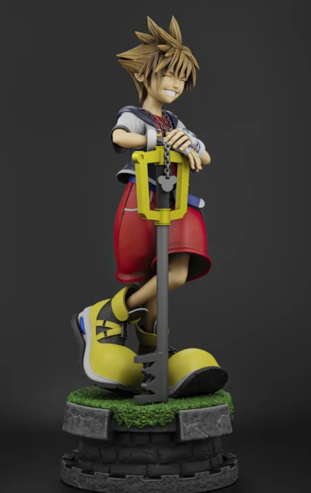 Sora Kingdom Hearts STL 3D Print Model