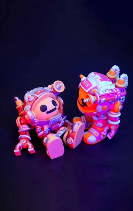 Emoji Astronaut STL 3D Print Model