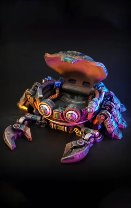 Cyber Crab STL 3D Print Model