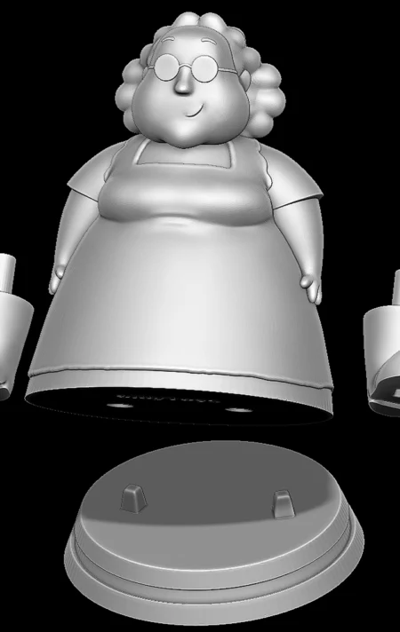 Muriel Bagge STL 3D Print Model